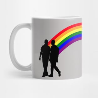 Rainbow's end (dark version) Mug